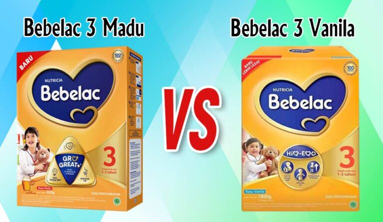 Perbedaan Bebelac 3 Madu dan Vanila