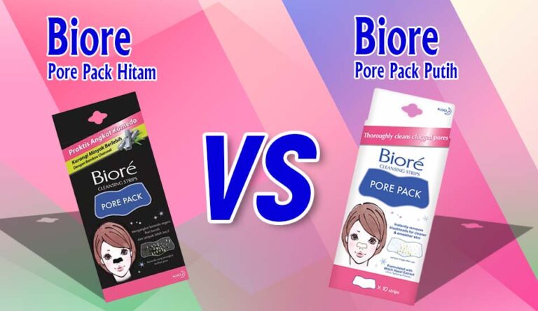 Perbedaan Biore Pore Pack Hitam dan Putih