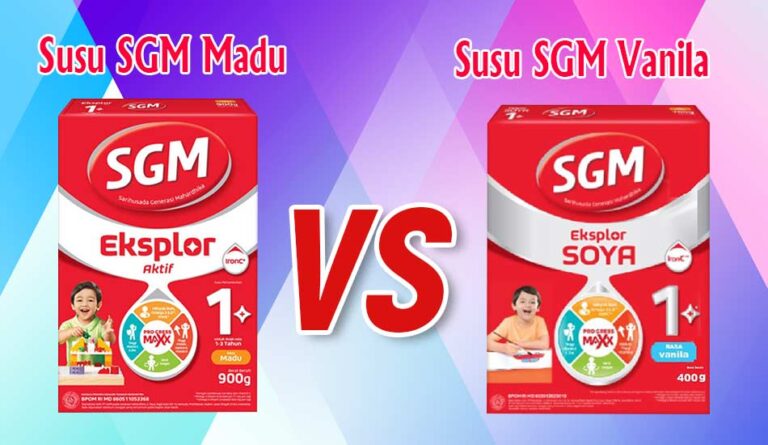 Perbedaan Susu SGM Madu dan Vanila