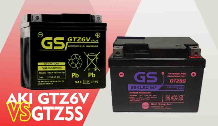 Perbedaan Aki GTZ6V dan GTZ5S