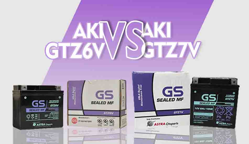 Perbedaan Aki GTZ6V dan GTZ7V