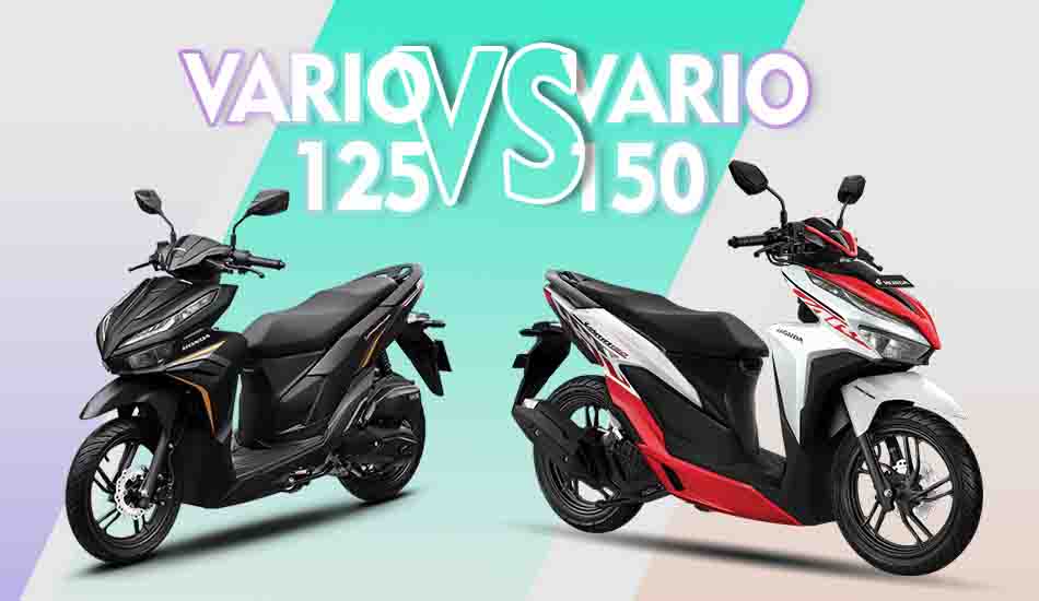 Perbedaan Rasio Vario 125 dan 150