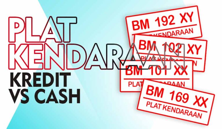 Perbedaan Plat Motor Cash dan Kredit